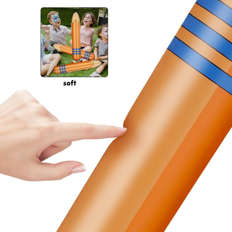 4 Pcs Inflatable Pencils Giant Pencil Balloon Jumbo Pencil Pencil Decorations For Classroom Back To School Decorations - Image 3