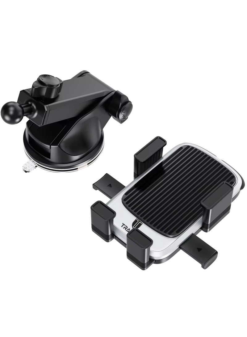 Tradeo 2024 Tradeo Car Phone Holder, Rotatable, Adjustable, Waterproof, Super Suction, Long Arm Phone Holder for Dashboard & Windshield, Universal Mobile Holder For all Smart Phones Devices - Image 2