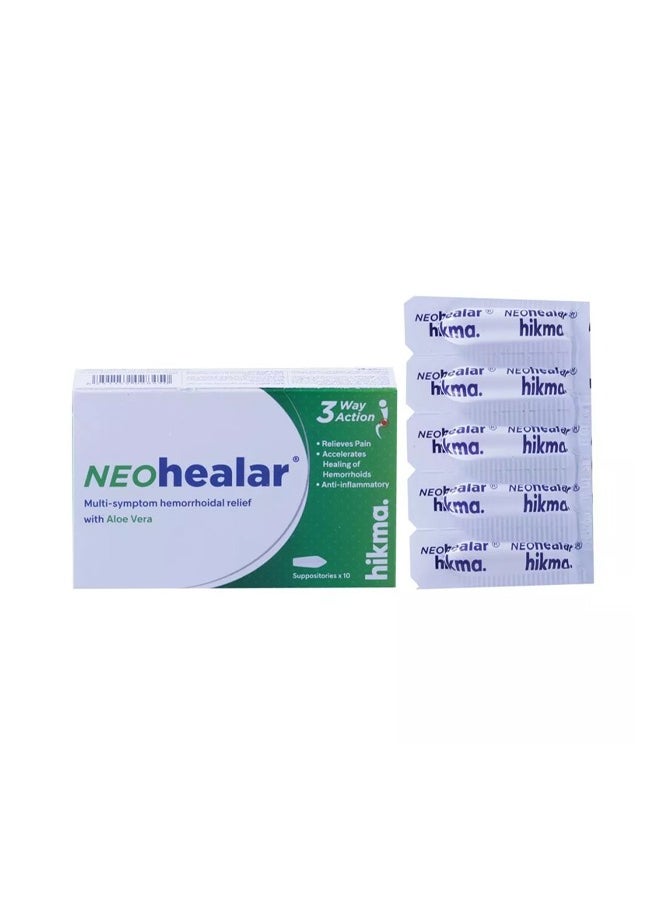 NEO healar - Herbal Suppositories, 10 Pieces - Image 1