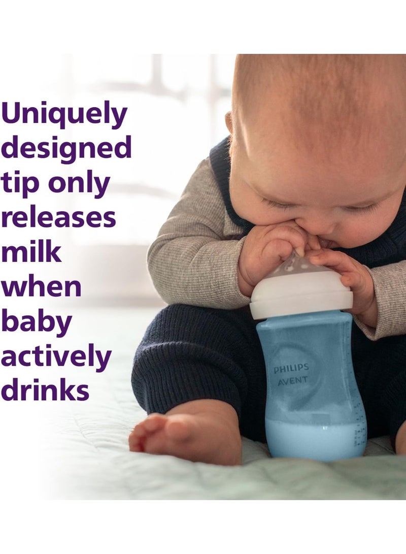 فيليبس ببرونة أطفال مضادة للمغص – 260 مل مع حلمة مقومة للأسنان واستجابة طبيعية للرضاعة، خالية من BPA للمولود - Image 5