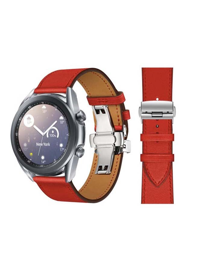Perfii Replacement Band For Samsung Galaxy Watch3 Supreme Red - Image 1