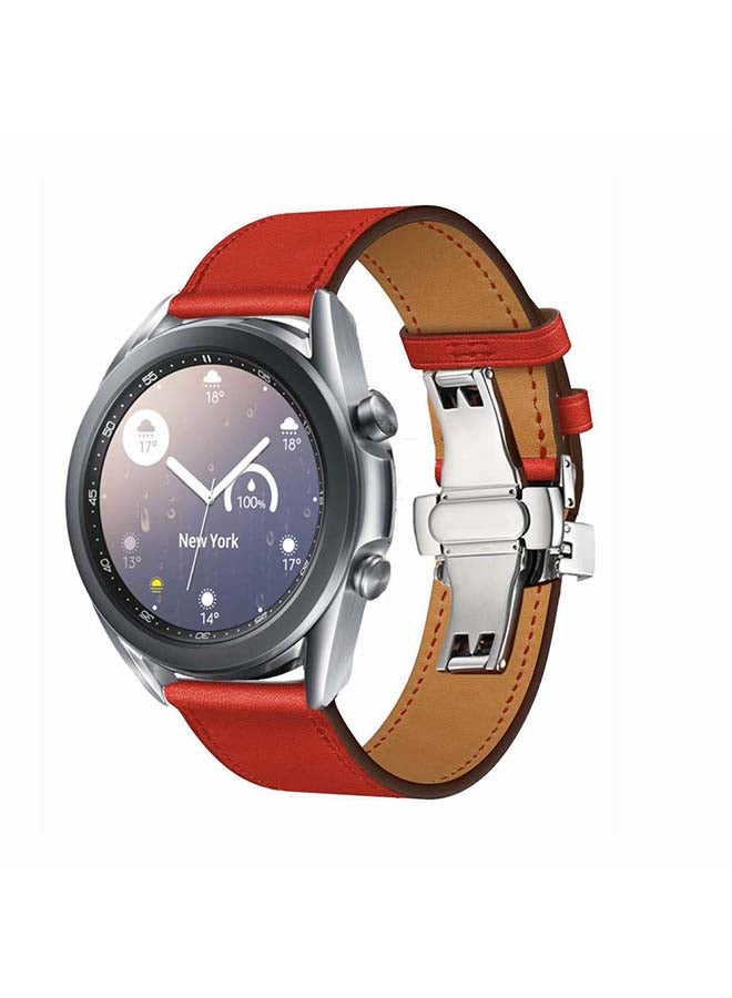 Perfii Replacement Band For Samsung Galaxy Watch3 Supreme Red - Image 2