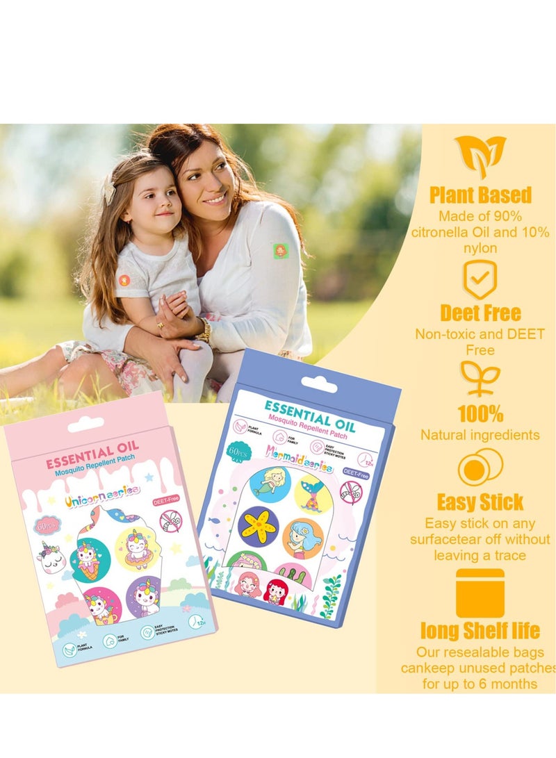 SYOSI Mosquito Repellent Patches Stickers 160 Counts Mosquito Repellent Plasters Natural Insect Repellent Sticker for Kids Adults Indoor Outdoor Hiking Camping Offer 24 Hours Protection - Image 4
