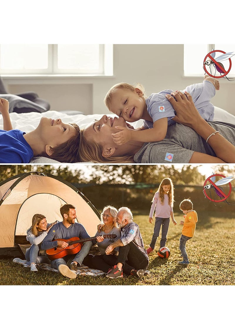 SYOSI Mosquito Repellent Patches Stickers 160 Counts Mosquito Repellent Plasters Natural Insect Repellent Sticker for Kids Adults Indoor Outdoor Hiking Camping Offer 24 Hours Protection - Image 2