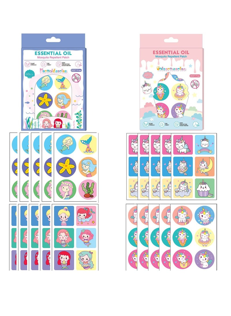 SYOSI Mosquito Repellent Patches Stickers 160 Counts Mosquito Repellent Plasters Natural Insect Repellent Sticker for Kids Adults Indoor Outdoor Hiking Camping Offer 24 Hours Protection - Image 1