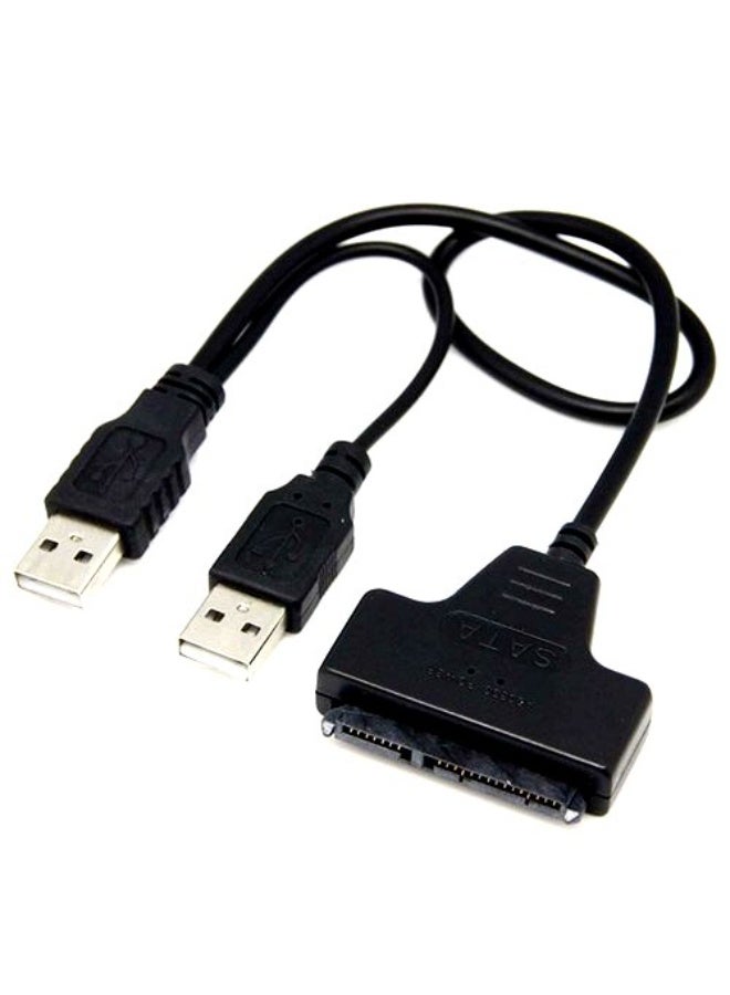 FUJISHKA USB 2.0 to SATA 2.5” HDD/SSD Drive Reader Cable Adapter for External Hard Disk - Image 1