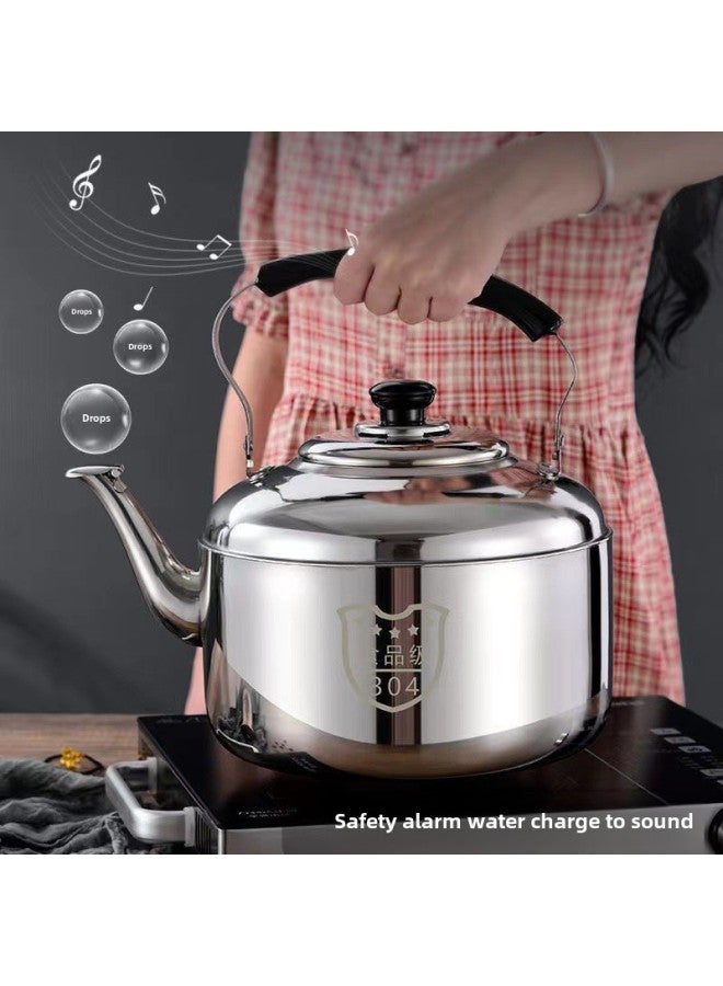 Stainless Steel Kettle 304 Kettle Household Whistle Kettle Gas Induction Cooker Special Thick Large Capacity Boiling Kettle-Capacity:Extra Thick * 410 Plate 6 Liters  - Image 5