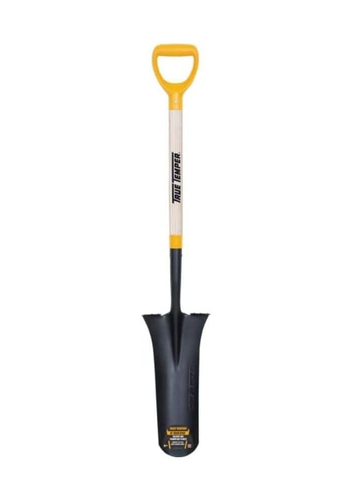 True Temper DH Drain Spade with Hardwood Handle - Image 1