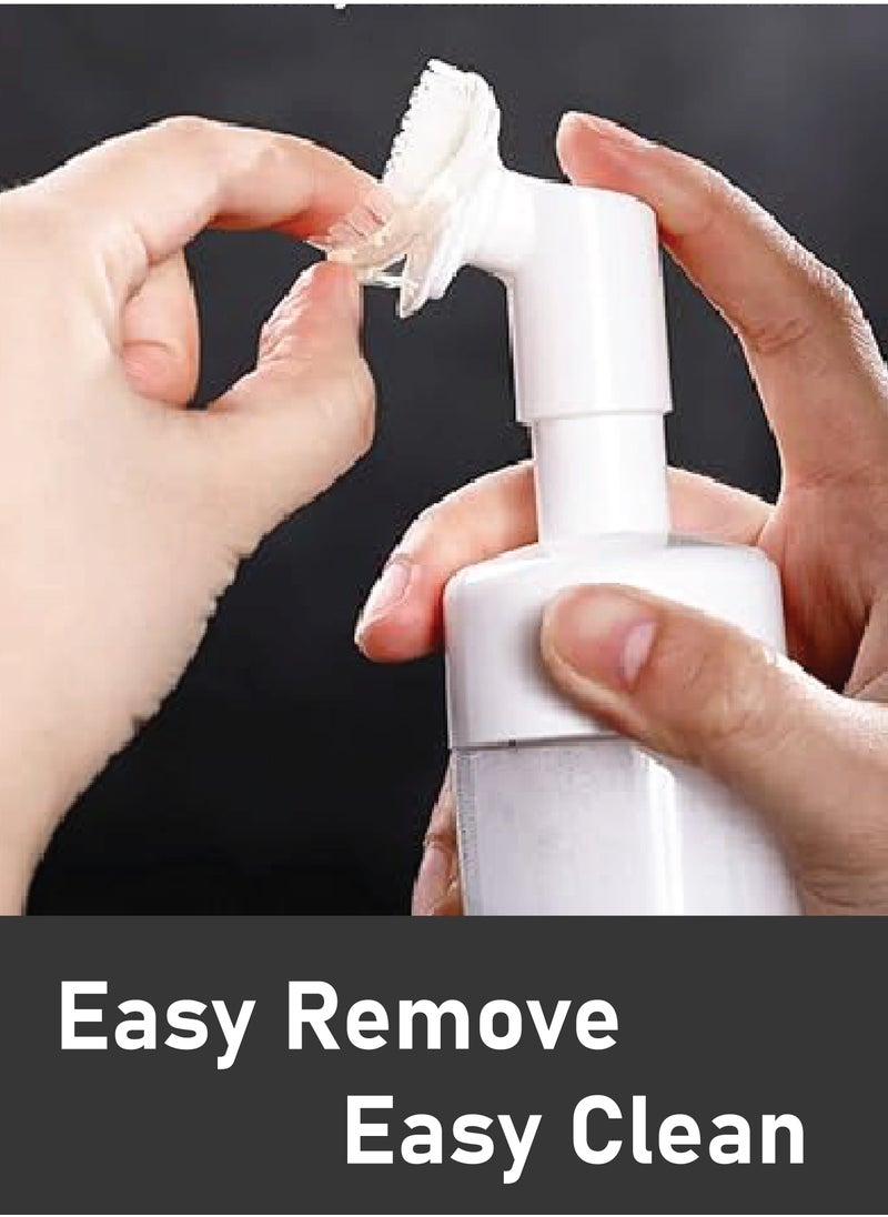 ‏Face Wash with Silicone Brush - Effective Cleansing - Deep and Purifying Facial Cleansing.-Empty Container With Silicone Brush to Refill Face Wash, Reusable, Size 150 ml, One Piece