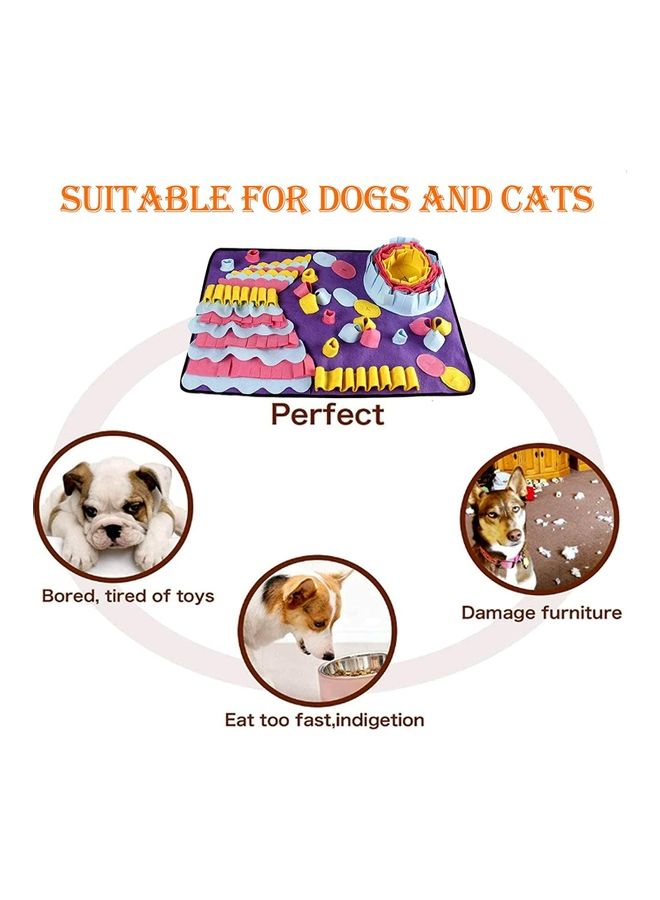 NIBEMINENT Pet Snuffle Feeding Training Mat Multicolour - Image 3