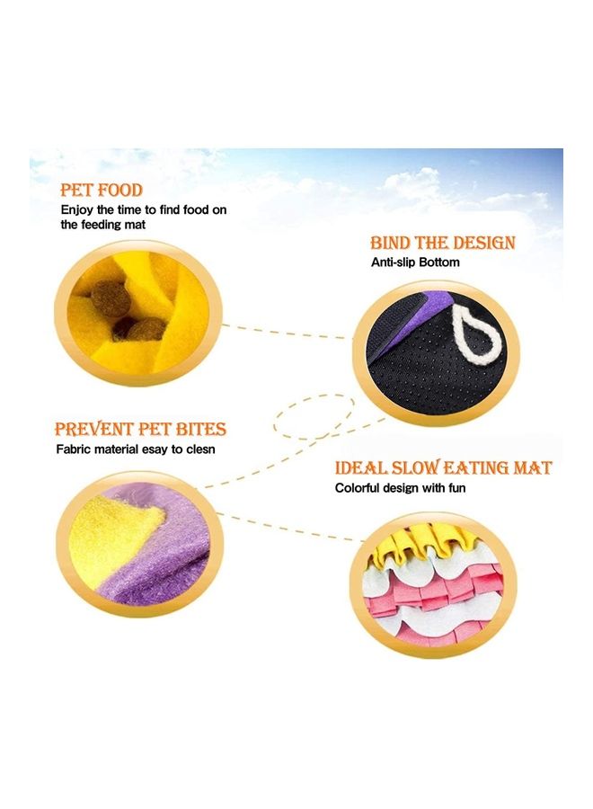 NIBEMINENT Pet Snuffle Feeding Training Mat Multicolour - Image 5