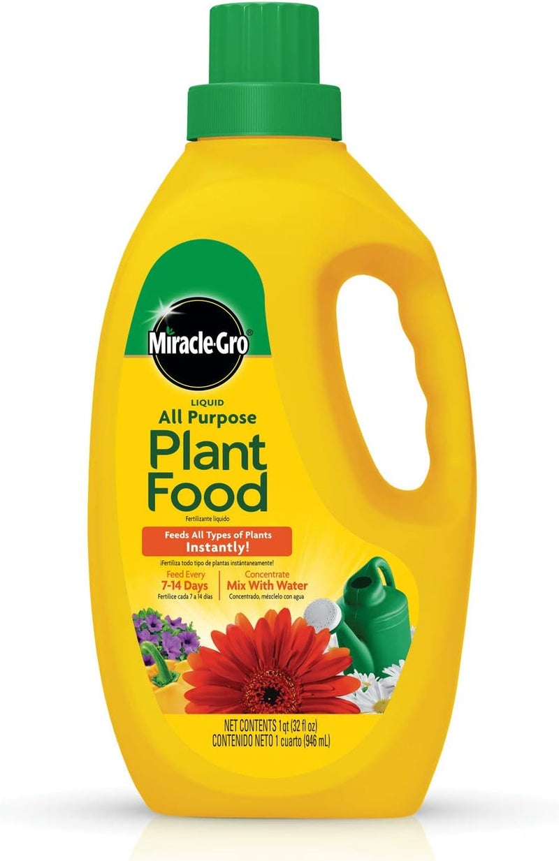 Miracle-Gro مركّز غذاء النباتات السائل الشامل من ميراكل-غرو، 32 أونصة - Image 1
