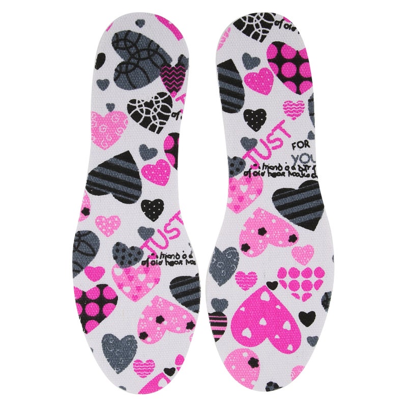 1 Pair Children Shoe Insole Breathable Latex Shoe Sole Inserts Kids Shoe Pad Cut Free SizeHeart - Image 4