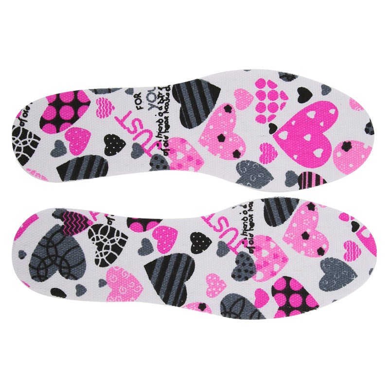 1 Pair Children Shoe Insole Breathable Latex Shoe Sole Inserts Kids Shoe Pad Cut Free SizeHeart - Image 3
