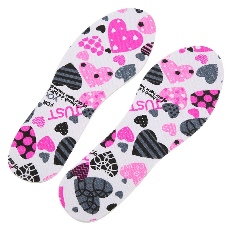 1 Pair Children Shoe Insole Breathable Latex Shoe Sole Inserts Kids Shoe Pad Cut Free SizeHeart - Image 5