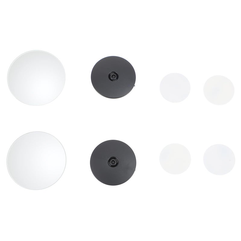 360 Degree Rotatable Blind Spot Mirror Set with Adhesive Wide Angle Car Rear View Mirror for SUV Truck Safety - Image 2