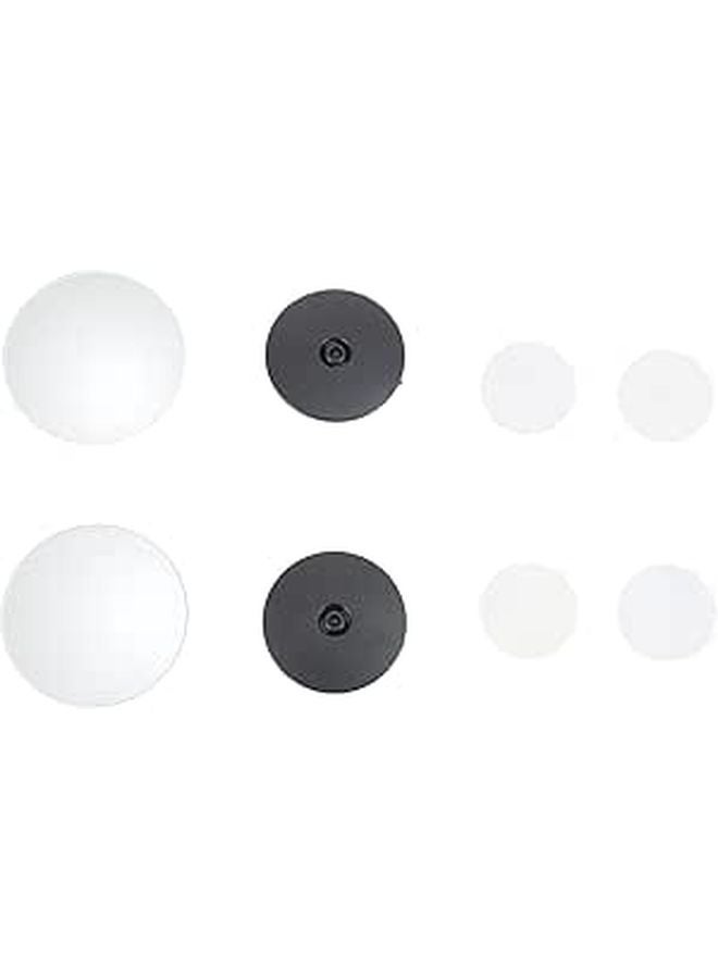 360 Degree Rotatable Blind Spot Mirror Set with Adhesive Wide Angle Car Rear View Mirror for SUV Truck Safety - Image 1