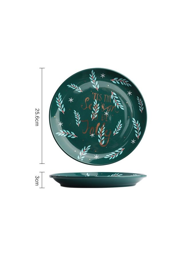 XIANGYU Christmas Creative Ceramic Plate Western Food Tableware Dish Rice Bowl Mug Set  - Image 2