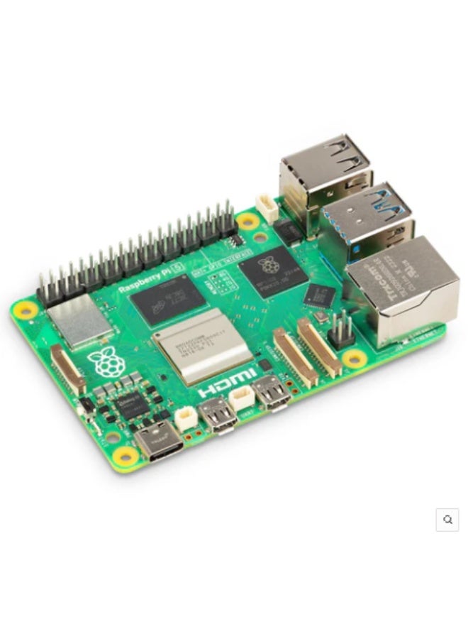 Raspberry Pi 5 Single Board Computer 4GB RAM with Broadcom BCM2712 Quad-Core Arm Cortex-A76 2.4GHz Processor, Dual 4K HDMI, Wi-Fi, Bluetooth 5.0, Gigabit Ethernet & 40-Pin GPIO - Image 1