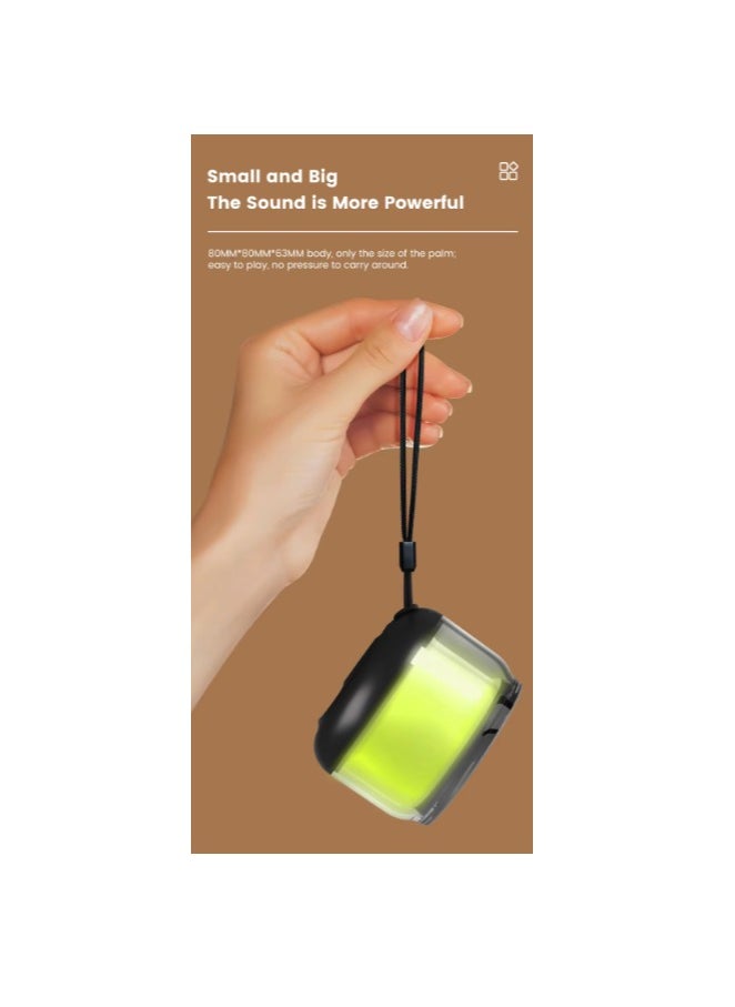 Generic - Portable Bluetooth Speaker with Multi-Color Light - Image 1