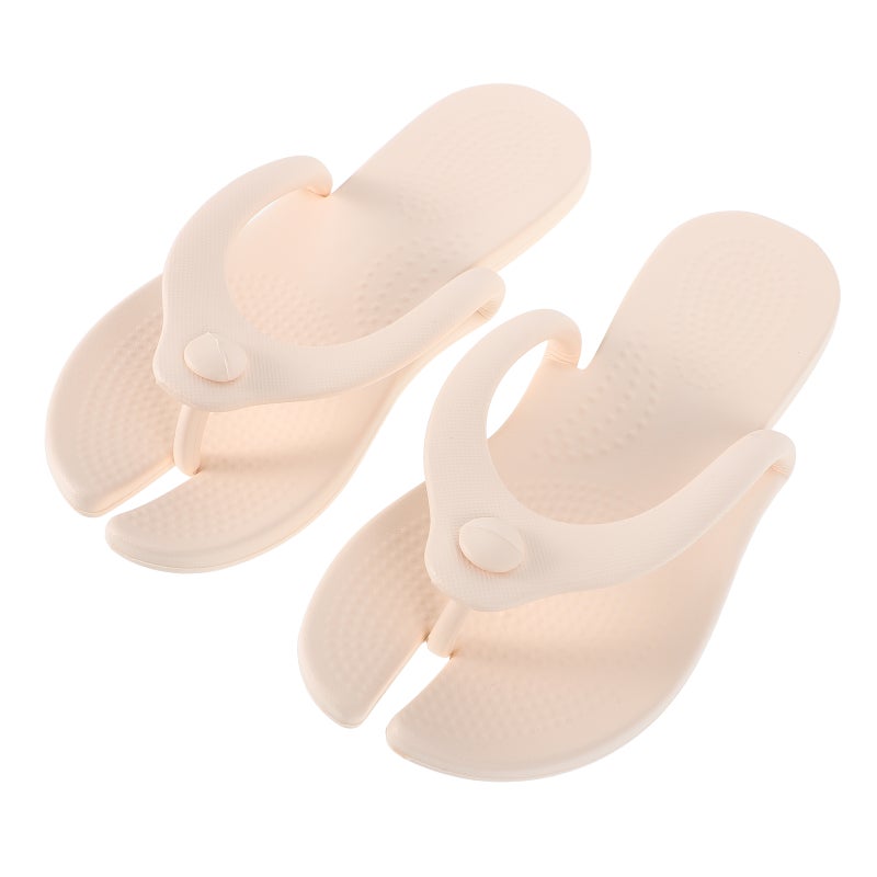 2 Pairs Foldable Travel Slippers For Women Portable Shower Shoes For Hotel Gym Beach And Spa For Airplane Bathroom Home Use - Image 5