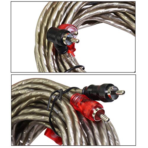 Welugnal 4 Gauge Car Amp Audio Wiring Kit – Welugnal 1000W Car Amplifier subwoofer Wiring Install kit Helps You Make Connections and Brings Power to Your Radio, Subwoofers and Speakers Amp Power Wire - Image 4