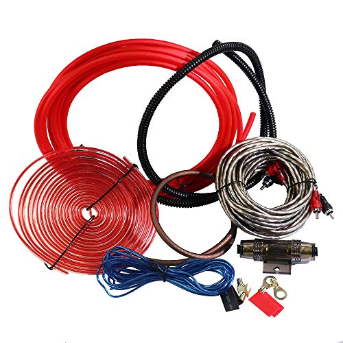Welugnal 4 Gauge Car Amp Audio Wiring Kit – Welugnal 1000W Car Amplifier subwoofer Wiring Install kit Helps You Make Connections and Brings Power to Your Radio, Subwoofers and Speakers Amp Power Wire - Image 3