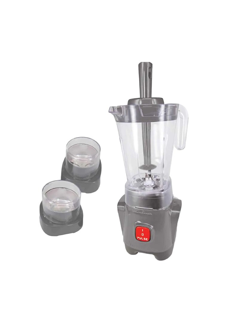 مولينكس خلاط مولينكس جينيون بمطحنتين، 400 وات، سعة 1.5 لتر، رمادي – LM2429EG 1.5 L 400 W LM2429EG - Image 2