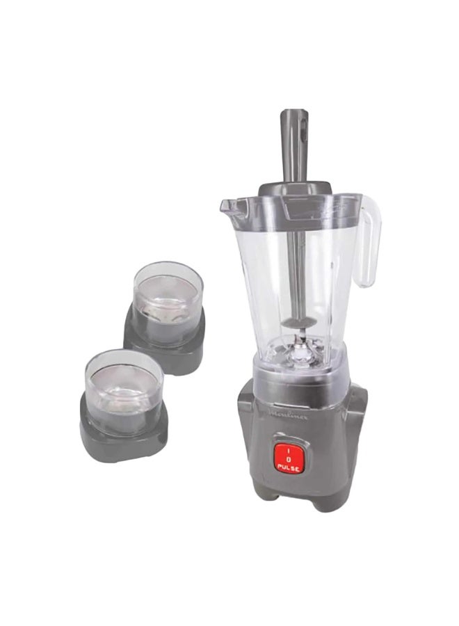 مولينكس خلاط مولينكس جينيون بمطحنتين، 400 وات، سعة 1.5 لتر، رمادي – LM2429EG 1.5 L 400 W LM2429EG - Image 1