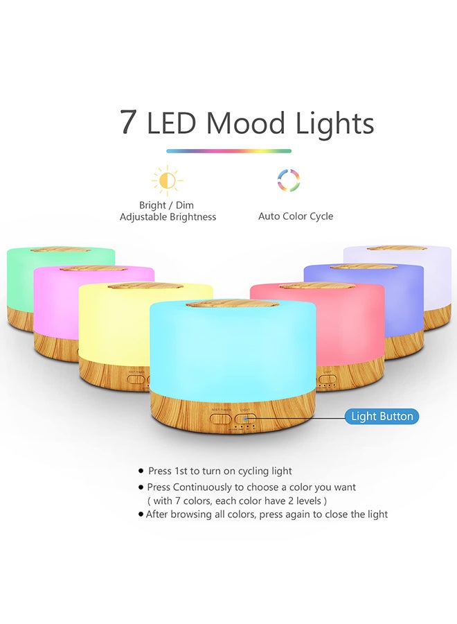 O Ozone 700ml Essential Oil Diffuser Premium 5 In 1 Ultrasonic Aromatherapy Aroma Oil Diffuser Humidifier Remote Aroma Diffuser With Auto Shut-off Function  - Image 2