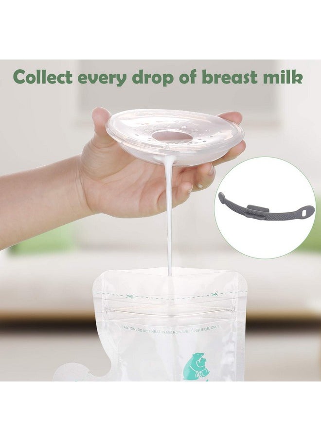 Lictin Breast Shell Breastmilk Collector For Breastfeeding-2 Pcs Silicone Breast Pad Nursing Cup Milk Saver For Nursing Moms Protect Sore Nipples Soft And Reusable With Box  - Image 5