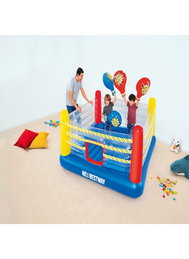 Bestway Inflatable Boxing Ring for Kids with Gloves and Transparent Sides – 226×226×110 cm – Safe & Fun with Repair Patch  - Image 4