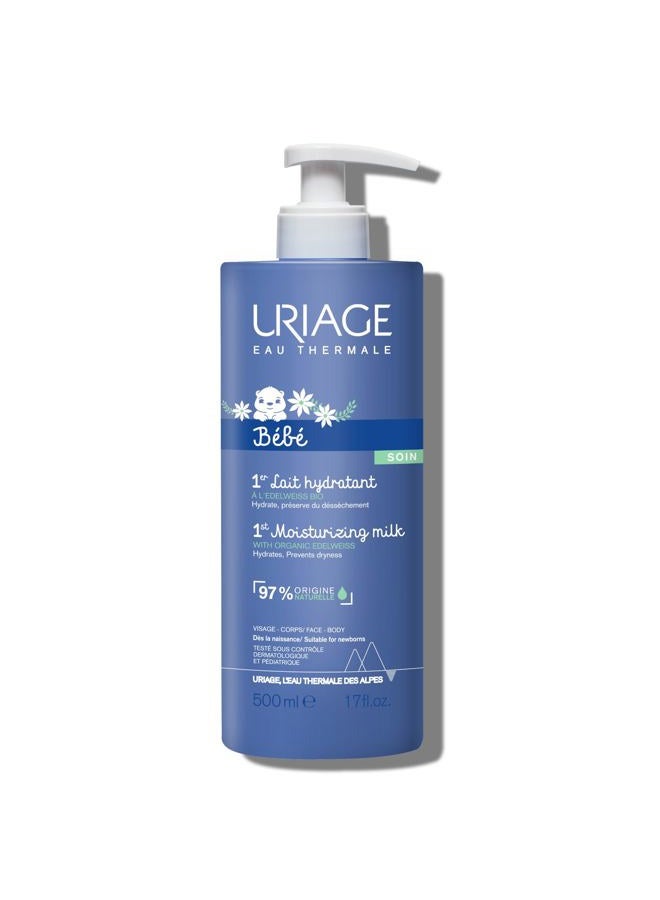 Uriage Baby 1st Moisturizing Milk 500ml - Image 1