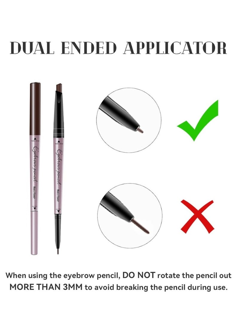 Stereoscopic Eyebrow Pencil Double Ended Eyebrow Pencil Waterproof Natural Brow Enhancing Pen Smudge Proof Long Lasting Eye Makeup Fine Eyebrow Pen Dark Brown - pzsku/ZCF88A141578444448E04Z/45/_/1732188151/c40ea025-3209-4a92-a7fb-193f97d27f2b