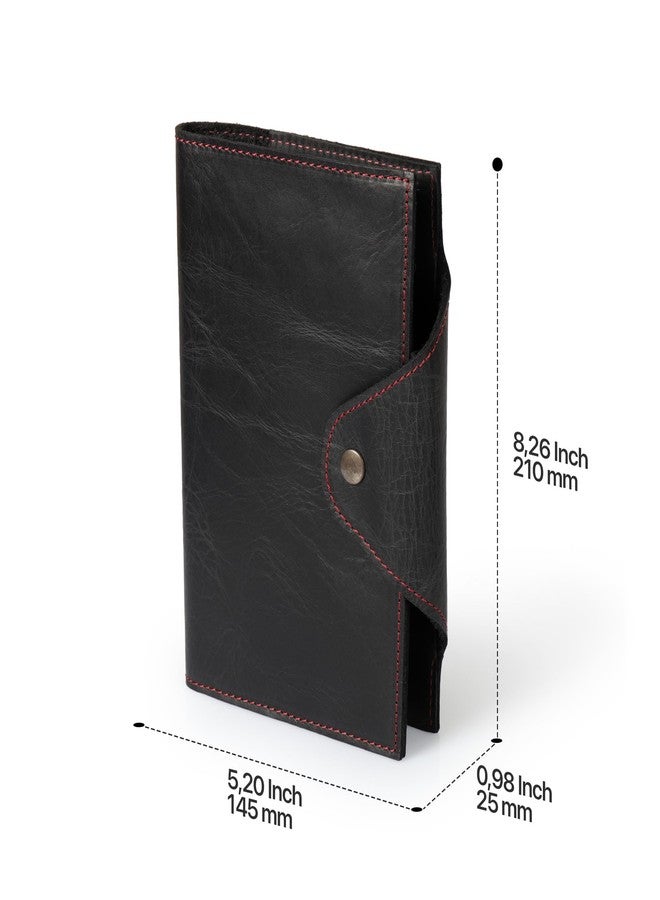 Londo Genuine Leather Portfolio – Padfolio with Notepad & Snap Closure for Business, Office & Travel - Image 2