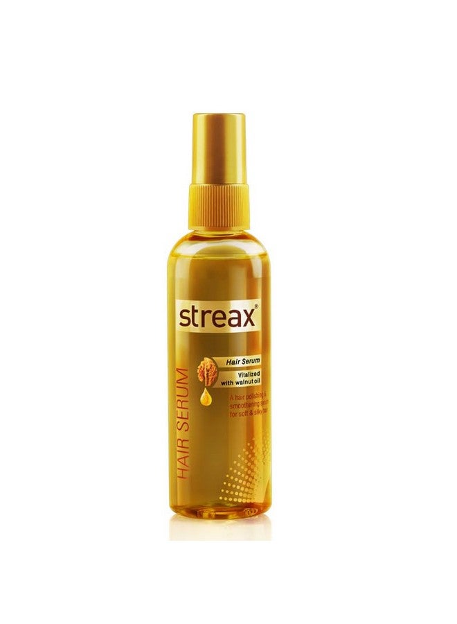Streax Hair Serum 125Ml, Vitalized With Walnut Oil, For Hair Smoothening & Shine, For Dry & Frizzy Hair - Image 1