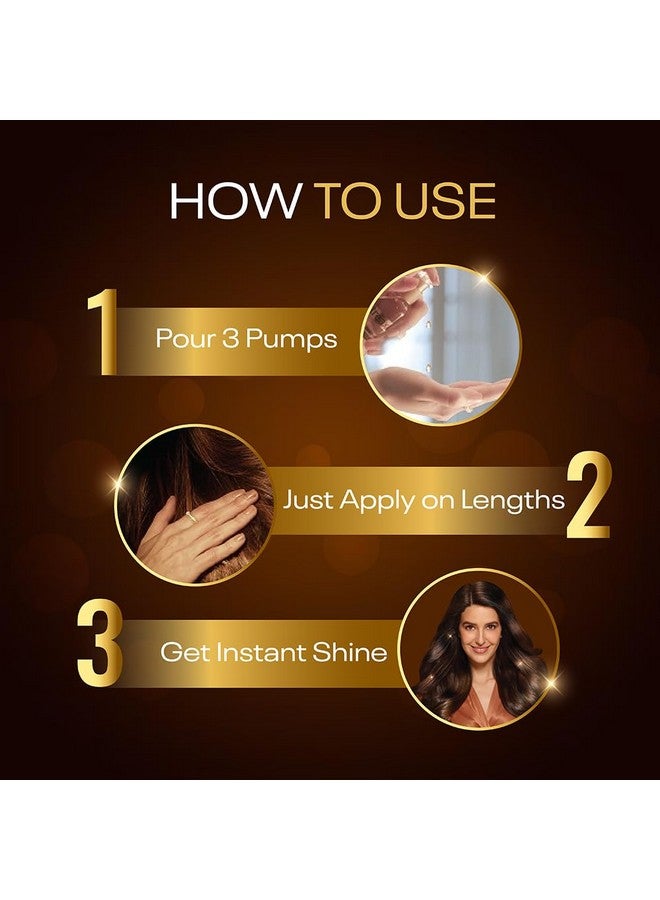 Streax Hair Serum 125Ml, Vitalized With Walnut Oil, For Hair Smoothening & Shine, For Dry & Frizzy Hair - Image 4