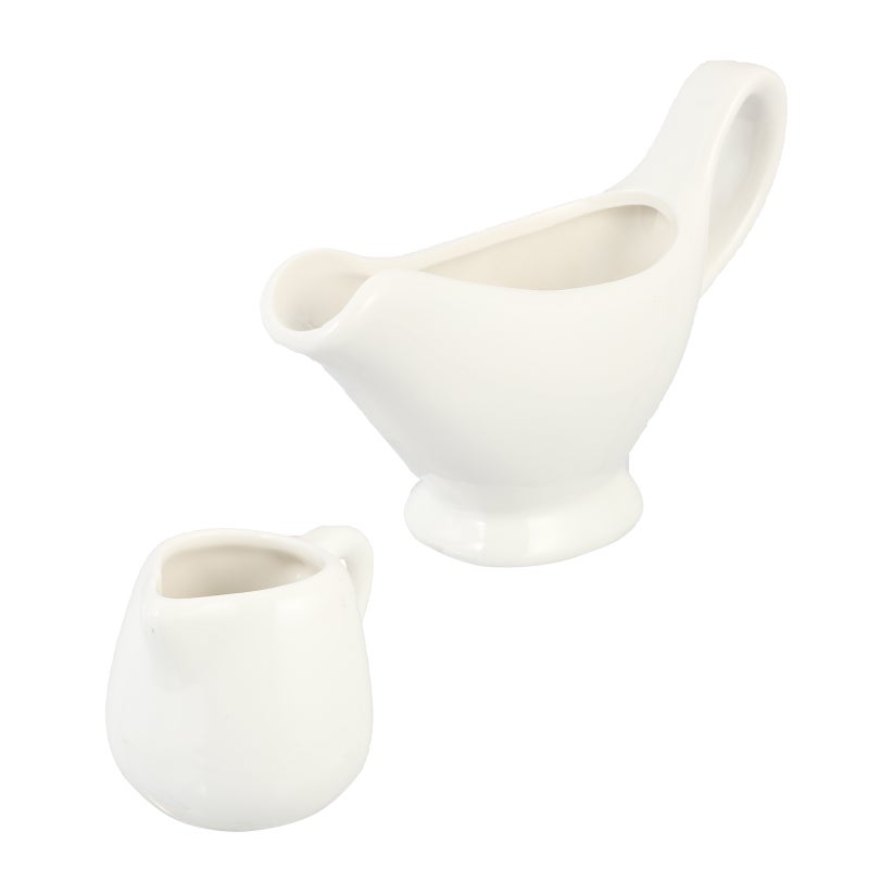 2 Pcs Ceramic Sauce Cups Seasoning Buckets Kitchen Gravy Sauce Container - Image 1