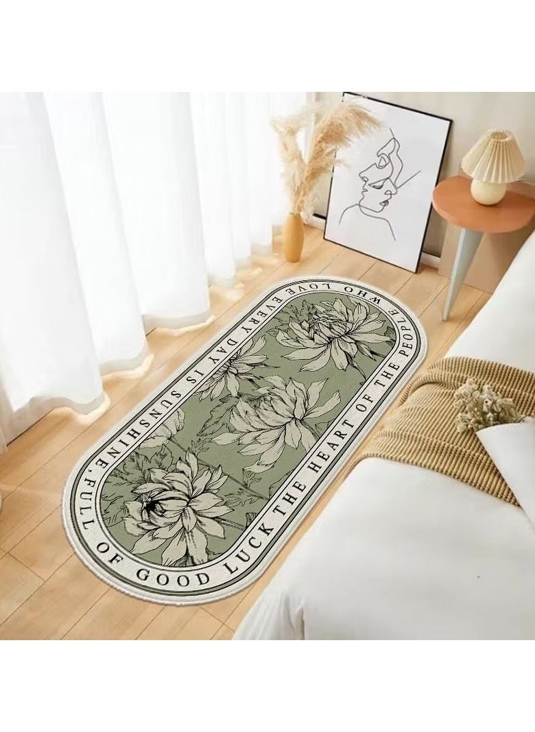 LESTER - LESTER Rug Waterproof Mat, Easy To Clean Carpet, Anti Slip Doormat Cashmere Material Floor Mats Home Decor Set Modern Design  60x160cm - Image 1