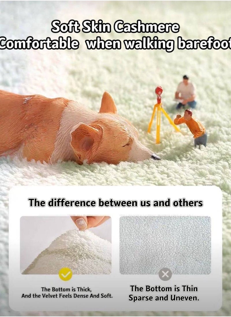 LESTER - LESTER Rug Waterproof Mat, Easy To Clean Carpet, Anti Slip Doormat Cashmere Material Floor Mats Home Decor Set Modern Design  60x160cm - Image 1