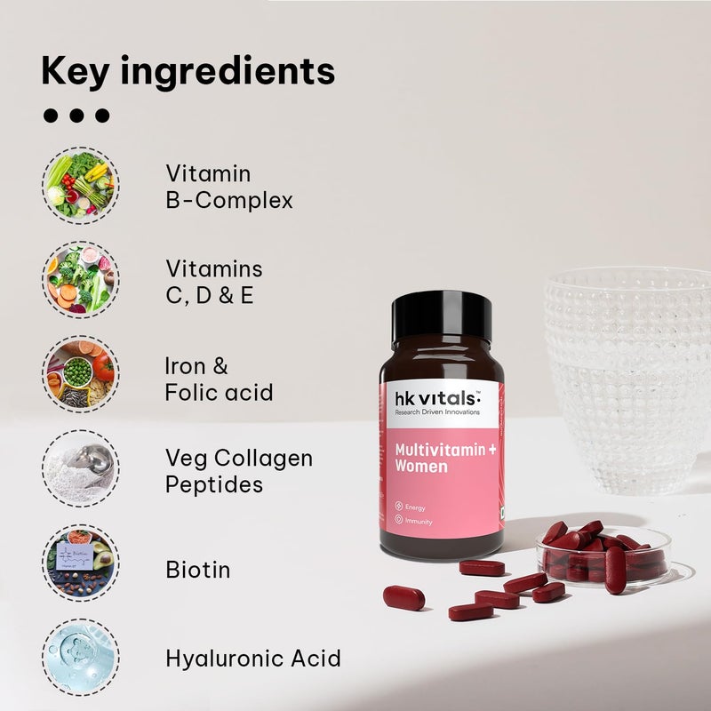 hk vitals Multivitamin Plus Women (30 Tablets) | Daily - Image 5