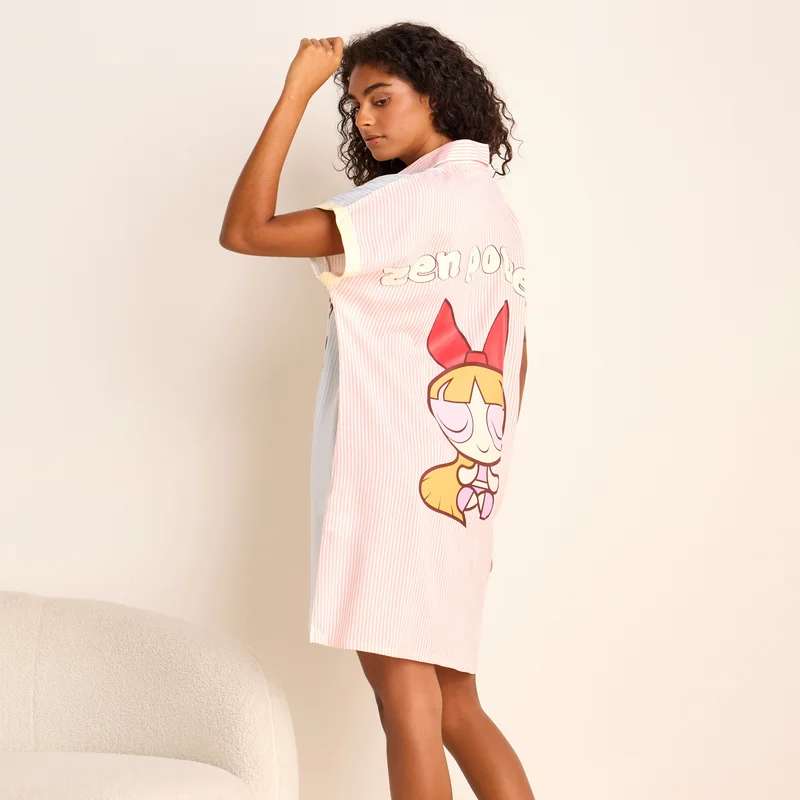 Splash FAV Powerpuff Girls Print Sleepshirt