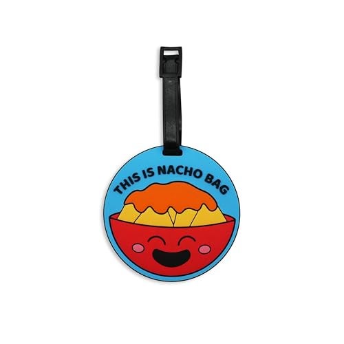 GOOFBALLS Funny Luggage Tag – Hilarious Travel ID Tag with Sarcastic Saying – Durable & Easy to Spot Suitcase Tag for Men, Women, Frequent Flyers, or Gag Gift for Travelers - Nacho Bag - Image 5