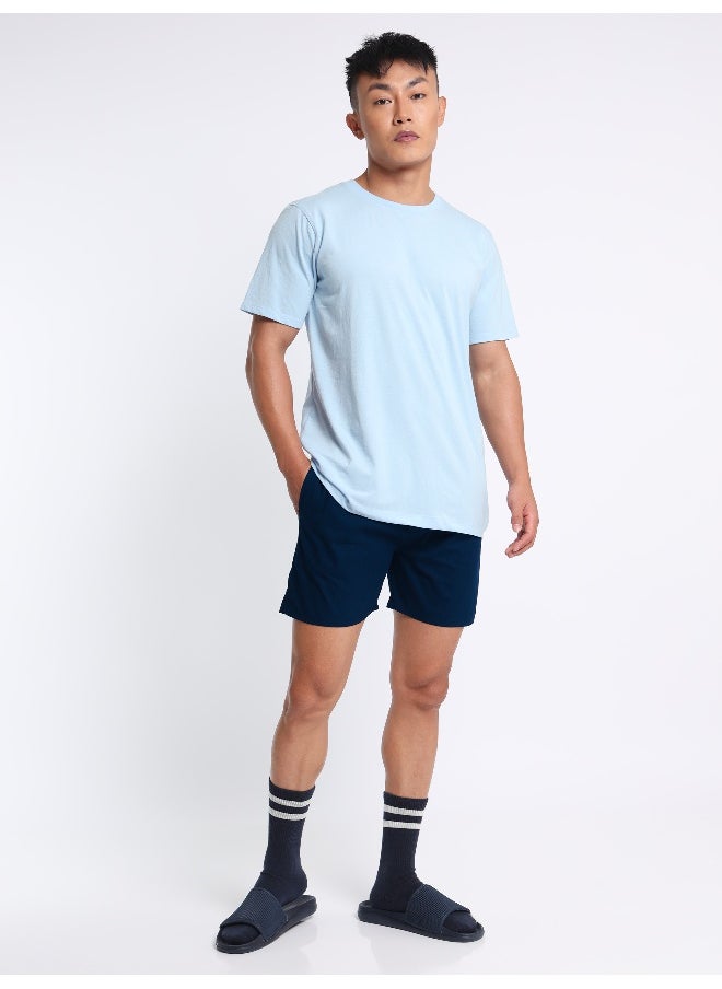 Beyoung Plain Navy Blue Mens Boxer  - Image 2