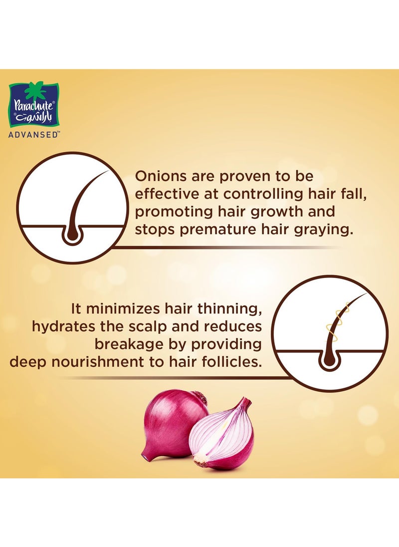 Parachute - Advansed Onion Enriched Coconut Hair Oil Hair Fall Control - Image 1