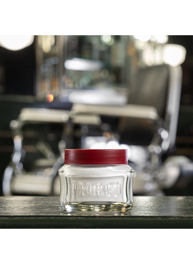 proraso Pre-Shave Conditioning Cream for Men, Moisturizing and Nourishing for Coarse Beards with Sandalwood Oil, 3.6 oz - Image 5