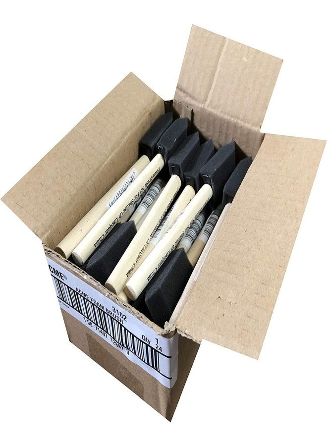 Wooster Brush 3102 1 inch Acme Foam Brush, Pack of 24 - Image 1