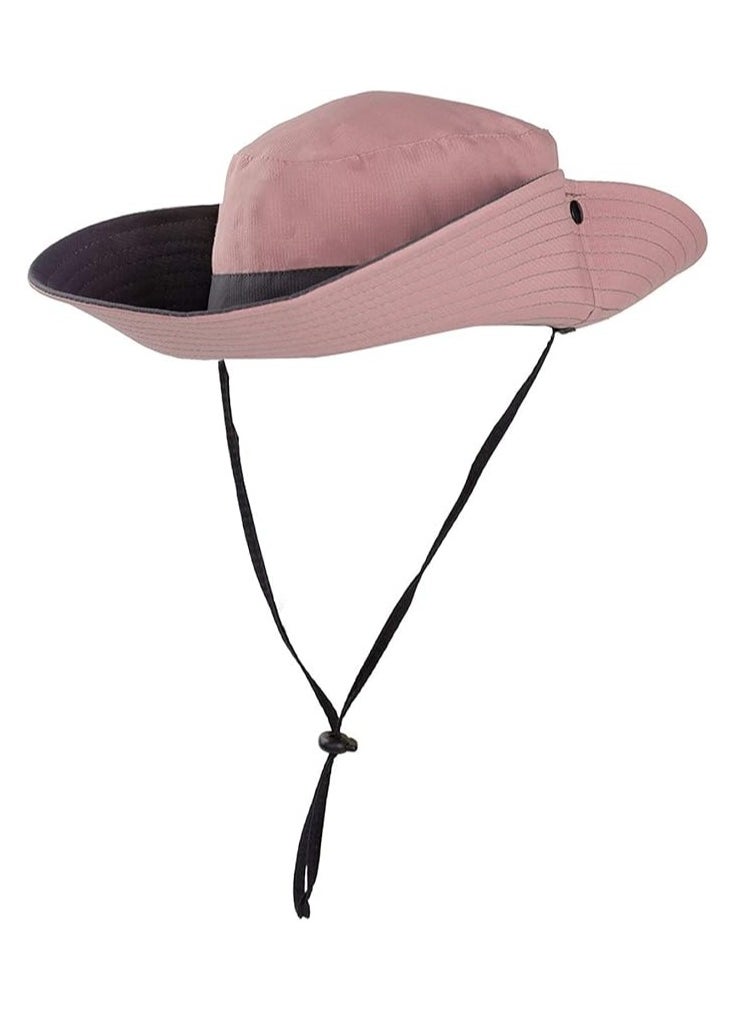 Goolsky Ponytail Sun Bucket Hats for Women UV Protection Foldable Mesh Wide Brim Hiking Beach Fishing Summer Safari  - Image 5