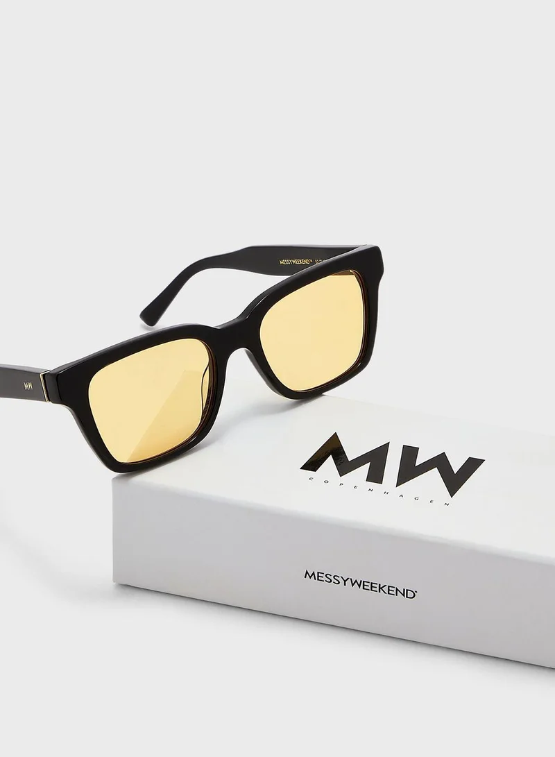 MESSYWEEKEND Dean Shape Sunglasses