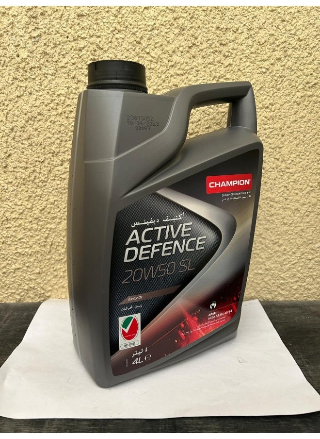 Champion - Active Defence 20W 50 Sl/Cf, Mineral - 4L - Image 1